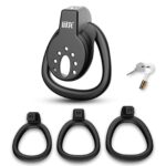 Full parts of Premium Resin Chastity Cage dispaly