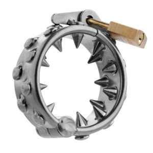 Kali's Teeth Locking CBT Ring with Spikes