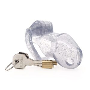 Lightweight Resin Transparent Chastity Cage
