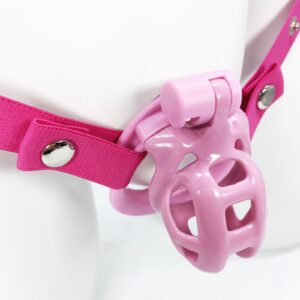 Upgrade Pink Sissy Chastity Cage for BDSM Play