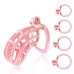 3D Printed Large Plastic Chastity Cage for Man