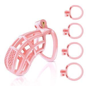 3D Printed Large Plastic Chastity Cage for Man