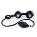 Inflatable Anal Plug with Cock Ring & Steel Core for Deep Training