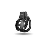 Lightweight Smooth Black Chastity Devices xs