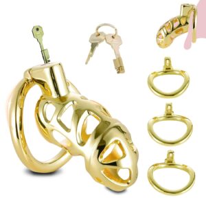 All accosseries for Gold Metal Male Chastity Cage