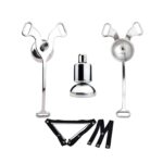 Flat Metal Chastity Cage with Black Belt for Strong Submission Play