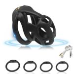 Ergonomic Male Cock Cage Set(S) All accessories display