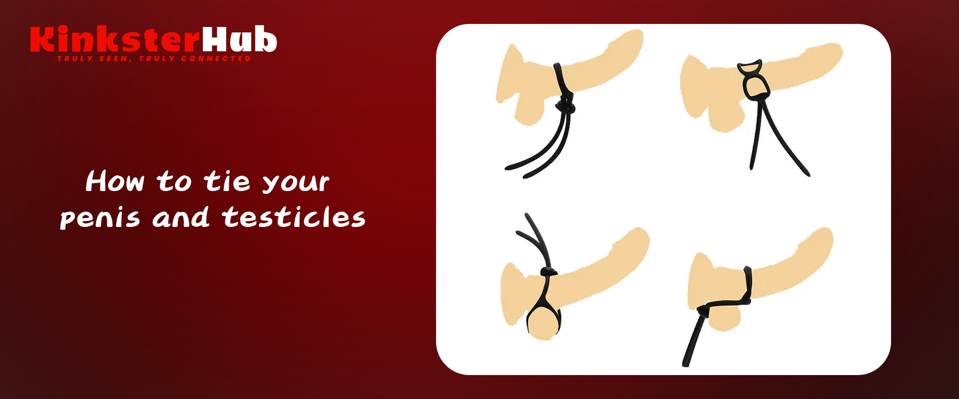 How to tie your penis and testicles