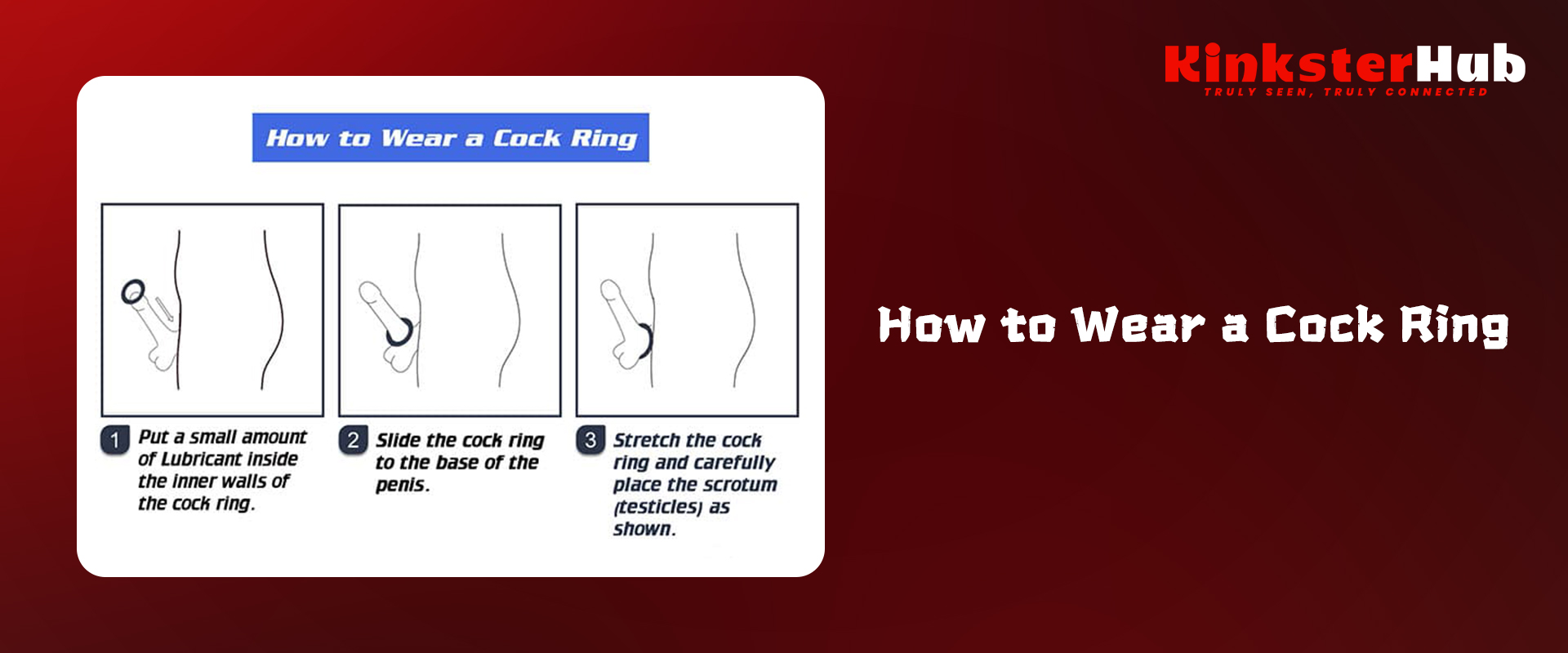 How to Wear a Cock Ring