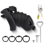 Fish Mouth Silicone Chastity Cage