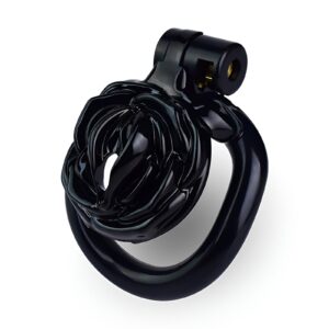 Flower Shape Lock Cage Front and side view