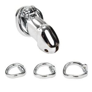 Ergonomic Metal Chastity Cage