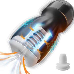 Electric Masturbator Cup with 9 Suction & Vibration Modes – Penis Trainer