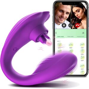 Bluetooth App Vibrator for Women with G-Spot and Clit Focus