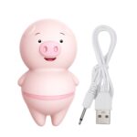 Piggy Tongue Vibrator with 6 Modes – Clit, Anal & Nipple Stimulator