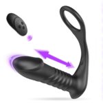10-Mode Anal Vibrator with Cock Ring & 3 Thrust Modes
