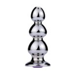 3-Layer Metal Anal Plug with Beads for Deep Prostate Massage