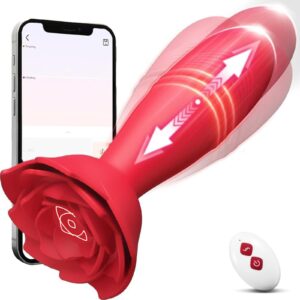 2-in-1 Male Prostate Massager Thursting Butt Plug for Her & Him