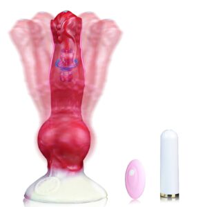 Vibrating Horse Dildo Knot Realistic Animal Sex Toy Extreme Pleasure