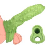 Stretchable Penis Extender 20cm Monster Dragon Design Testicle Ring