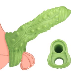 Stretchable Penis Extender 20cm Monster Dragon Design Testicle Ring